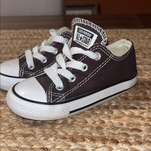 Converse Kids' Brown  and White Sneakers toddler size 7